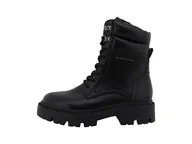 Kozaki damskie - Tom Tailor Damskie 8490140008 modne kozaki, czarne, 41 EU, czarny, 41 EU - miniaturka - grafika 1