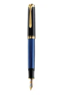 Pióra wieczne - Pelikan Souverän® 400 wieczne pióro Wbudowany system napełniania Czarny, Niebieski 1 szt. - miniaturka - grafika 1