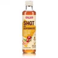 Soki i napoje niegazowane - Polska Róża Shot na odporność Owoc róży, kurkuma, imbir 250 ml - miniaturka - grafika 1