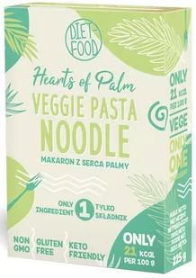 Diet-Food Hearts of Palm Veggie Pasta Noodle Makaron 225g - Zdrowa żywność - miniaturka - grafika 1