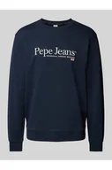 Bluzy męskie - Bluza z nadrukiem z logo model SEAN - Pepe Jeans - miniaturka - grafika 1