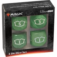 Akcesoria do gier planszowych - Magic the Gathering - Green Mana - Deluxe Loyalty Dice Set Ultra-Pro - miniaturka - grafika 1