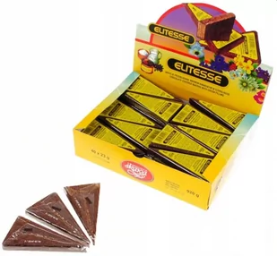 Wafelki kakaowe w czekoladzie Elitesse Trójkąty Skawa 40 x 23 g - Batoniki - miniaturka - grafika 1