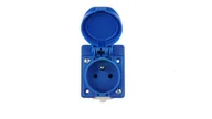 Gniazdka elektryczne - LEDart natynkowe tablicowe 230V IP54 104-0hp Pce - miniaturka - grafika 1