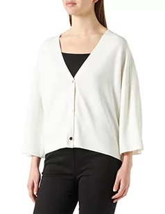 s.Oliver BLACK LABEL Damski sweter kardigan, écru, M - Swetry damskie - miniaturka - grafika 1