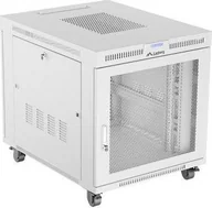 Szafy rack - Szafa Lanberg Szafa instalacyjna Rack stojąca 19" 15U 800x1000 Drzwi Perforowane szara Lanberg flat pack LCD - miniaturka - grafika 1