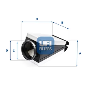 Filtr powietrza UFI Filtry 30.B87.00 - Filtry powietrza - miniaturka - grafika 1