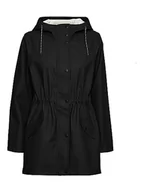Kurtki damskie - VERO MODA Kurtka damska z drobną powłoką, czarny, S wąska talia - miniaturka - grafika 1