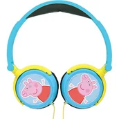 Słuchawki - LEXIBOOK Peppa Pig HP015PP-00 Niebiesko-żółty - miniaturka - grafika 1