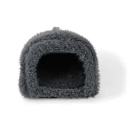 Legowiska dla psów - AniOne Fluffy cave szary - miniaturka - grafika 1