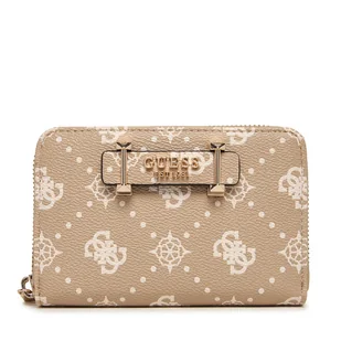 Duży Portfel Damski Guess Silia Slg SWGP98 90140 Beżowy - Portfele - miniaturka - grafika 1