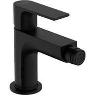 Baterie bidetowe - HANSGROHE 72213670 Rebris E Jednouchwytowa bateria bidetowa z metalowym kompletem odp?ywowym Czarny Matowy - miniaturka - grafika 1