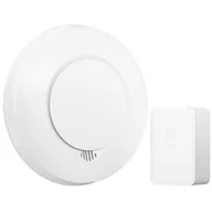 Czujniki czadu, dymu, gazu - Inteligentny czujnik dymu WiFi Meross GS559AH (HomeKit) (Zestaw początkowy) - miniaturka - grafika 1