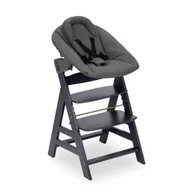 Krzesełka do karmienia - hauck zestaw krzesełko z leżaczkiem Alpha Plus Dark Grey - miniaturka - grafika 1
