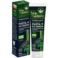 Pasty do zębów - Madonis BIO MADENT Konopna wybielająca pasta do zębów z węglem drzewnym z bambusa 100 ml MAD-BIO-0004 - miniaturka - grafika 1