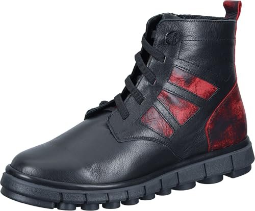 Manitu Damskie 990679-01 Półdługie kozaki, czarne, 37 EU, czarny, 37 EU