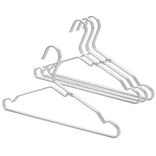 Brabantia Wieszaki na ubrania 4 szt. srebrne 118661 - Wieszaki do szafy - miniaturka - grafika 1