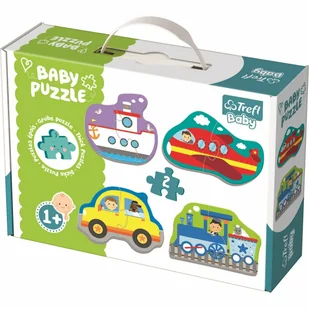 Trefl Baby Classic Pojazdy transport GXP-629704 - Układanki dla dzieci - miniaturka - grafika 3