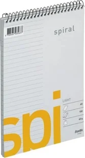 Bantex BANTEX LIGHT SPI SPIRALBLOK A5 LINJERET - Zeszyty szkolne - miniaturka - grafika 1