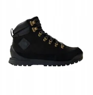 Buty trekkingowe damskie - Buty lifestyle damskie The North Face Back-To-Berkeley IV Leather WP - tnf black/tnf black - miniaturka - grafika 1