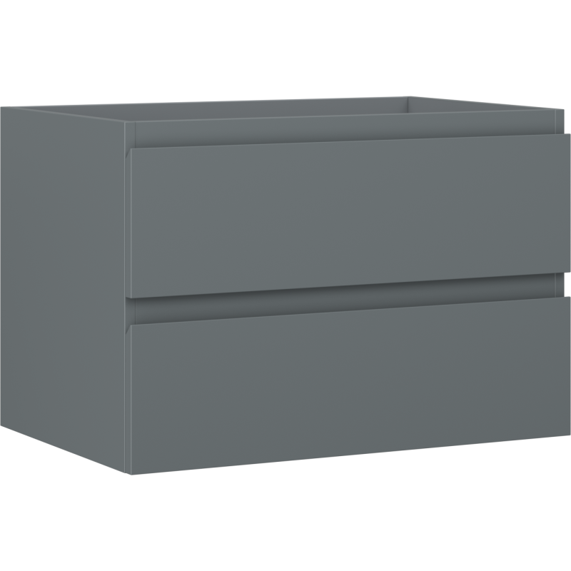 Mexen Orio szafka łazienkowa podumywalkowa 70 cm, 2 szuflady, grafit mat - 91A10-07047-2-BFF66