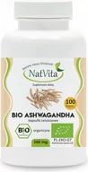Suplementy naturalne - NatVita Ashwagandha Bio 360Mg 100 kaps. - miniaturka - grafika 1