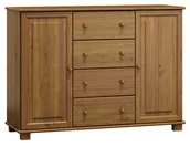 Komody - Komoda drewniana sosnowa nr42 g47 dąb - miniaturka - grafika 1