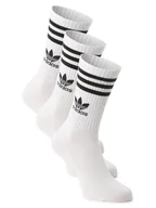 Skarpetki damskie - adidas Originals - Skarpety damskie pakowane po 3 szt., biały - miniaturka - grafika 1