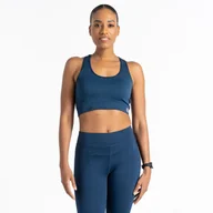 Bielizna sportowa damska - Dare 2b - Damski Biustonosz Sportowy Dont Sweat It Granatowy, Rozmiar: XL - miniaturka - grafika 1