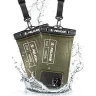Etui i futerały do telefonów - CASE-MATE 2-pak Marine - wodoodporne etui na telefon IP68 (rozmiar regularny) - pływające wodoodporne etui na telefon iPhone 14 Pro Max / 13 Pro Max / 12 Pro Max / 11 / S23, odpinana smycz, zielony OD - miniaturka - grafika 1