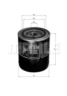Filtr oleju Mahle OC 278 - Filtry oleju - miniaturka - grafika 1