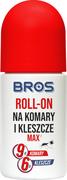 Zwalczanie i odstraszanie szkodników - Bros Preparat na komary i kleszcze Max Roll-on 50ml - miniaturka - grafika 1