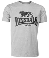 Koszulki męskie - T-shirt LONSDALE LOGO szary-XXL - miniaturka - grafika 1