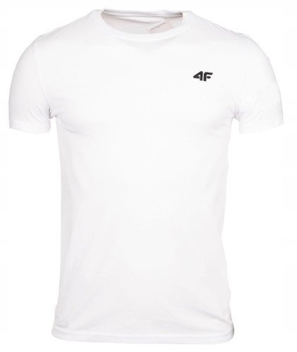 4F KOSZULKA MĘSKA BIAŁA SPORTOWA BAWEŁNIANA R.XXL