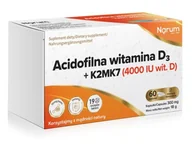 Witaminy i minerały - Acidofilna witamina D3 + K2Mk7 (4 000 IU wit. D) (Narum) - miniaturka - grafika 1