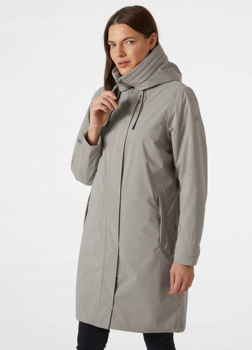 Płaszcz ocieplany damski Helly Hansen VICTORIA INS RAIN Coat-Terrazzo S