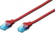 Kable miedziane - Digitus CAT 5e U-UTP patch cable PVC AWG 26/7 length 25m color red DK-1512-250/R - miniaturka - grafika 1