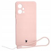 Etui i futerały do telefonów - Bizon Etui Case Silicone Sq do Xiaomi POCO X5, jasnoróżowe - miniaturka - grafika 1