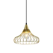 Lampy sufitowe - Lampa wisząca LOTTE E27 - złoty - miniaturka - grafika 1