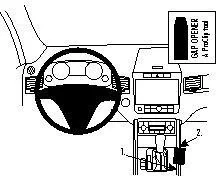 ProClip do Volkswagen Touareg 11-18 - Uchwyty samochodowe do telefonów - miniaturka - grafika 1