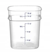 Pojemniki kuchenne - Pojemnik na żywność CamSquares Fresh Pro, Cambro, 17,2L, transparentny - miniaturka - grafika 1