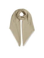 Czapki i chusty sportowe damskie - Calvin Klein Chusta Monogram Jacquard Scarf K60K608779 Zielony - miniaturka - grafika 1