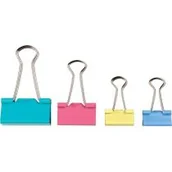 Spinacze i klipsy do papieru - Centrum Klipsy kolorowe 19 mm 12 szt. - miniaturka - grafika 1