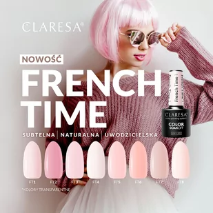 Claresa - Lakier hybrydowy French Time 6 - 5g - Lakiery hybrydowe - miniaturka - grafika 4