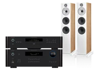 Zestawy stereo - Rotel RA-1572 MkII (czarny) + RCD-1572 MkII (czarny) + 603 S3 (dąb) - miniaturka - grafika 1