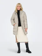 Kurtki damskie - ONLY Płaszcz pikowany w kolorze beżowym - miniaturka - grafika 1