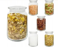 Pojemniki kuchenne - SŁOIK 880ml szklany pojemnik kuchenny EKO ze szklanym wieczkiem 6 szt. - miniaturka - grafika 1