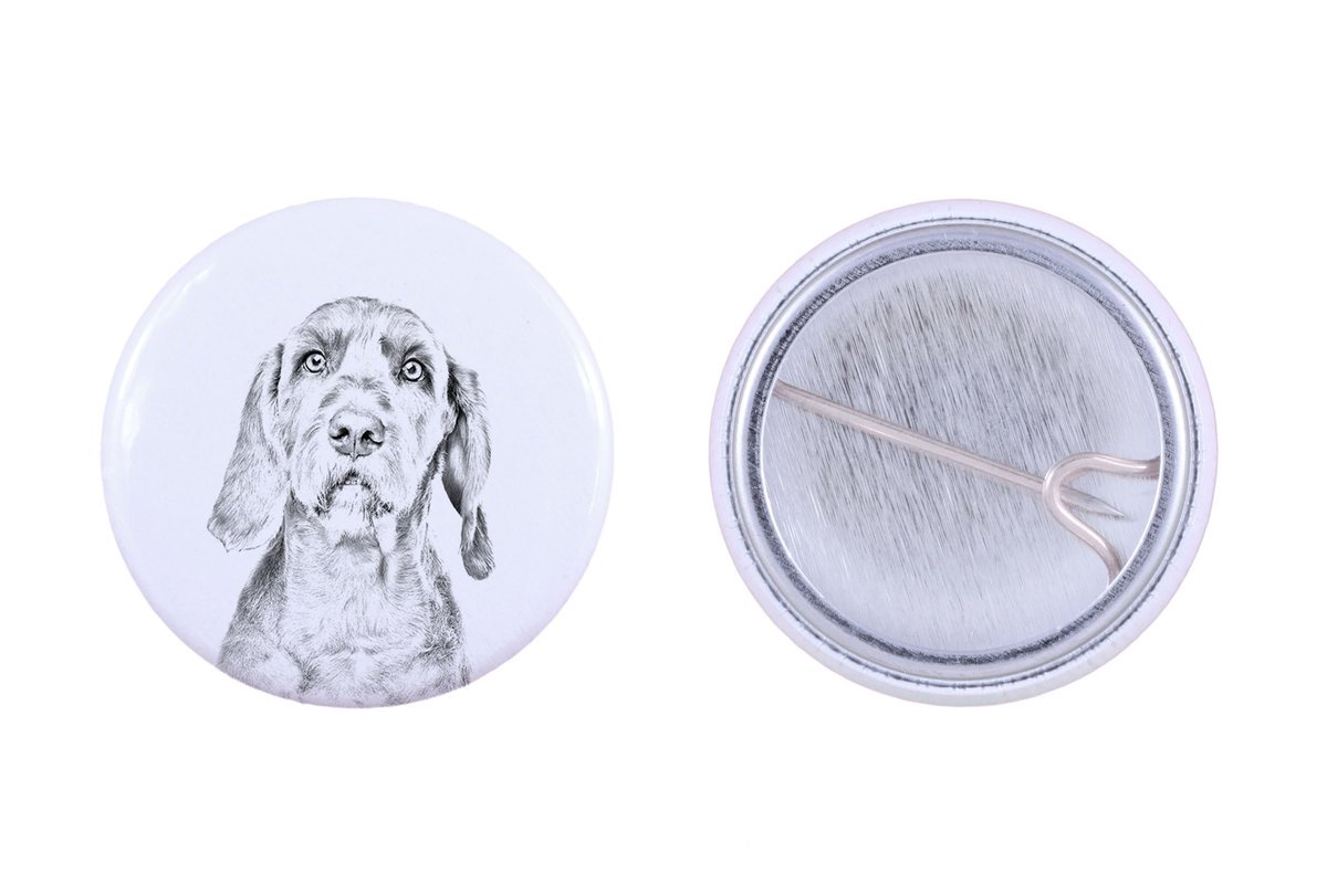 Wyżeł węgierski krótkowłosy, Hungarian Vizsla - przypinka z twoim psem, dodaj własne foto, marka Art-Dog