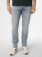 Spodnie męskie - Pepe Jeans Dżinsy - Taper Mężczyźni Bawełna niebieski jednolity, 34-30 - miniaturka - grafika 1