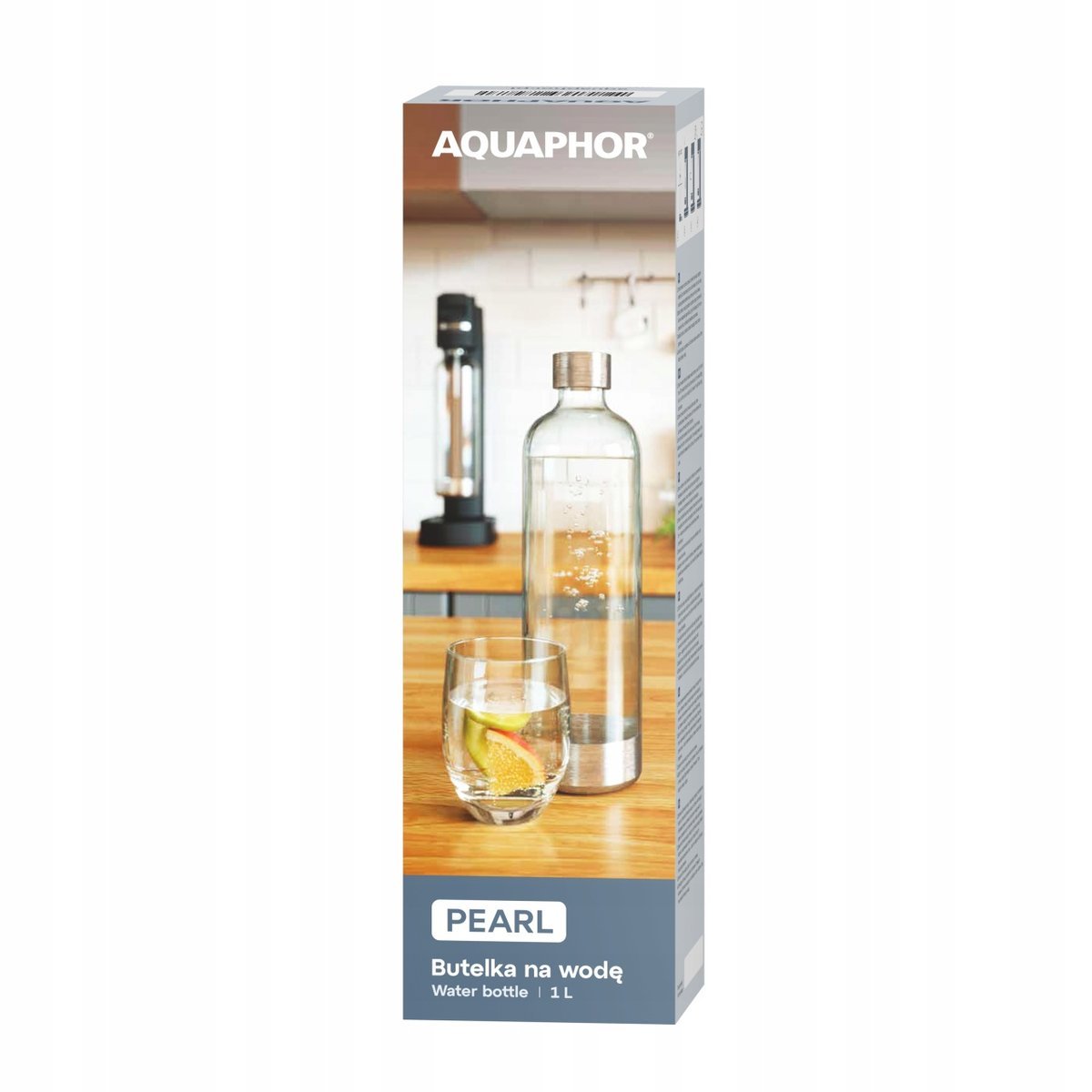 Butelka na wodę do saturatora Aquaphor Pearl pojemność 1l